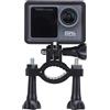 Plyisty Action Camera, Fotocamera Impermeabile 5K 30FPS con Scheda da 128 GB, 24 MP, Grandangolo 170°, Telecomando, Fotocamera Subacquea 30 M con Kit Accessori per Casco