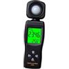BAZEITFLOW Luxmetro Digitale Portatile Nero per Palco e Serra, 0-200000 Lux | Lettura Retroilluminata in Scarsa Luce, Indicatore Batteria, Plastico, 3 Batterie Aaa Incluse