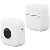 Yunseity Mini Stampante per Adesivi, Stampante Termica Bluetooth Senza Inchiostro con Connessione APP, Macchina per Creare Adesivi Portatile per Diario, Promemoria, Foto