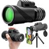 WANWEN Telescopio Monoculare 12X50 Hd Monoculare, 2021 Monoculare Impermeabile Con Adattatore Per Smartphone Treppiede, Per Il Bird Watching, Escursionismo, Concerto Ball Game little surprise