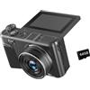 HEEZOU Camera Digitale 8K 88 Focus Videocamera Con Focalizzazione Automatica Con La Luce Riempimento A LED A LED A Girta A 180 Gradi Supporto Digital 18x Digital