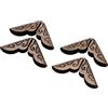 TOPINCN Libro Protezioni Angolari Langable Vintage Style 50pcs per Album di Scrapbooking, Iron Protect Decor per Notebook, Libri, Leggero (ferro, Bronzo, 50pc) (Bronzo blu C086)