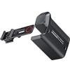 JAMNGHB Maniglia in alluminio Action Camera Set Split staccabile in metallo Grip Lightweight per stabilità video professionale per azione Stabilizzatore maniglia in metallo