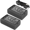 CQJFCYBRA Batteria Al Litio Flash Speedlight VB30 Da 3000 MAh, Compatibile Con Godox, For Flash Speedlite For Fotocamera V1PRO V1 PRO(2 Battery)