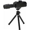 LeGDOr Telescopio digitale WiFi, 2 MP, zoom 70x, monitor con fotocamera monoculare con batteria da 2000 mAh, per guardare partite, concerti, osservazioni astrometeorologiche