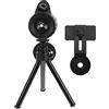 PartyKindom Telescopio Monoculare Telescopio Da Viaggio Per Uso Esterno Alta Risoluzione Leggero Portatile