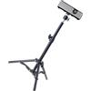 KAQNTUD Supporto per proiettore in alluminio con altezza regolabile 60 cm per proiettori telecamere e webcam per applicazioni versatili Supporto per webcam