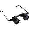 Jectse Occhiali Binoculari per la Pesca, Ingrandimento HD 10x HD Hands O Occhiali Pigri Focus Telescope Binocolo a Prova di Pioggia (BLACK)