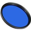 Generico Filtro Polarizzatore Circolare, Filtro colorato ultra sottile blu arancione rosso giallo da 52 mm e 58 for fotocamere reflex, obiettivi for accessori for(58mm,Blue)