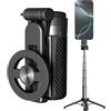 Generic Bastone magnetico per selfie, supporto portatile per fotocamera, 5,9 x 5,3 x 11 cm, treppiede tascabile per viaggi, supporto regolabile con supporto a quattro gambe, strumento fotografico, supporto