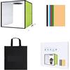 JOJIDE 30cm Lightbox Mini pieghevole Photo Studio Box LED Light Box Fotografia Studio Shooting Tent Box Kit e 6 fondali a colori(Groen)