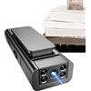 Générique Fotocamera Corporale - Fotocamera In ABS Nero, Dispositivo Di Registrazione Portatile Con Ampio Full HD, Sicurezza E Sport Portatile Mani Libere, Gadget Di Azione Durevole | Per Vlogging D'