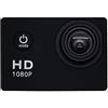 Ekrfxh SJ4000X - Videocamera sportiva impermeabile, grandangolare a 140°, Full HD, 12 MP, schermo LCD da 5,1 cm, per ciclismo, equitazione, vlog, subacquea, 30 m, con molti accessori (nero)