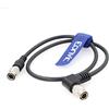 Eonvic Cavo di alimentazione per dispositivi audio 552 664 633 Zoom F4 F8 Sonosax SX-M32 SX62R Zaxcom Nomad Hirose 4 pin maschio ad angolo retto 4 pin maschio 60 cm