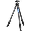 LEOFOTO 46 Video Fibra di Carbonio Treppiede Testa A Sfera Compatto LF-LS-254CX+LH-30