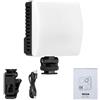 HUIOP Mini Luce di Riempimento Portatile RGB da 10 W 84 Luci Video a LED 1800K-9000K Dimmerabile per Bambini Matrimoni Illuminazione Naturale, 2600mAh Ricaricabile