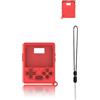 yystao Custodia per ANBERNIC Gamepad GKD Pixel 2 console da gioco palmare, yystao custodia in silicone compatibile con GKD Pixel 2 con cordino da collo, antipolvere, antiurto e durevole, rosso