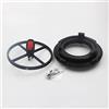 Generic Telescopio D114F500 D114F900 Specchio primario sferico riflettente 25mm Specchio secondario corto Telescopio astronomico fai da te(3D printed 114F900)