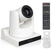 SMTAV Telecamera PTZ - Zoom ottico 30X, HDMI e 3G-SDI, Live Streaming, PoE e USB, 1080P 60FPS