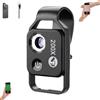 Pessrrtewg Nano Zoom 200x per iPhone, microscopio tascabile 200x, mini microscopio tascabile 200x con polarizzatore, obiettivo M-icroscopio per telefono, lente a clip, rivestimento multistrato, luce di