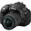 Nikon D5300 Fotocamera Digitale Reflex + Nikkor AF-P 18/55VR, 24.1 Mbps, LCD HD da 3 Regolabile, SD da 8GB, 300x Premium Lexar, Nero [Nital Card: 4 Anni di Garanzia]