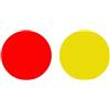 Generic Lenti in vetro ottico Diametro 42mm 41,8mm Lente rotonda trasparente rivestita di colore verde giallo rosso blu for torce LED C8 + C12(1pcs Red 1pcs Yellow)