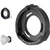 Godox ML-GB Godox Mount to Bowens Mount Speedring adattatore per Godox AD300Pro, AD400Pro, ML100BI, ML30, ML30BI, ML60, ML60BI, ML60IIBI che adottano Godox Mount Light