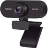 LYEAA Webcam USB ad alta definizione 1080P/2K con microfono per PC, facile Plug & Play per conferenze
