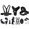 CAZSTYK Confezione da 14 accessori per action camera con custodie, supporti ergonomici per gli appassionati di sport, set di accessori per action camera