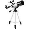 YangRy Telescope Refractors 70mm Aperture 400mm AZ Mount Astronomical Refractoring Telescope for Kids and BeginnersPortable Trave YangRy