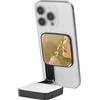 Camnoon Specchio Selfie a Doppia Faccia Magnetico Luce Selfie Incorporata, 3 Temperature di Colore 2500-6000, CRI 95+, Specchio per Trucco di Rotazione a 180 ° Luce Compatibile con