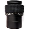 Generic Telescopio Oculare grandangolare da 2 pollici da 80 gradi 15/20/30/40mm Oculari for telescopio astronomico multistrato in alluminio(2 inch 15mm)