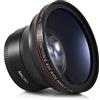 Lightdow Obiettivo grandangolare ad alta definizione da 55 mm, 0,43x, ad alta definizione, con parte macro per Sony A7, A7R, A7S, A7II, A7RII, A7SII, A9, A7RIII, A7III, A5000, A5100, A6000, A6300