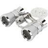 Beimus Donne Ragazze Vintage Metallo Opera Occhiali con Catena Portatile Piccolo Binocolo Opera Teatro