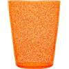 Zani Serafino Bicchiere da Acqua Synth in Metacrilato Orange Fluo