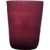 Zani Serafino Memento Tumbler Bicchiere Acqua Purple in Pasta di Vetro
