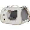 Generic Borsa per animali domestici per cani e gatti di piccola taglia, tracolla regolabile con lati morbidi, approvata dalle compagnie aeree, trasportino leggero e portatile per viaggi, passeggiate