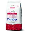 Monge Natural Superpremium Puppy And Junior Rich in Chicken, per Tutte Le Razze (Cibo Secco per Cani di meno di 10 kg, con Pollo, Molto Ricco di Fibre e vitamine, 3 kg)