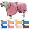 BFBZYME Accappatoio Personalizzato Con Cappuccio Per Cani Con Nome Ricamato, Asciugamani Personalizzati Per Animali Domestici, Morbido Accappatoio In Microfibra Assorbente Per Gatti(Pink)