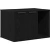 vidaXL Lettiera per Gatti in Rovere Nero 60x40x40 cm in Legno ingegnerizzato