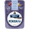 Generico Forza 10 Umido Gatto Soft Patè gusto ACCIUGHE, alimento completo per gatti anziani sterilizzati di tutte le taglie e razze, for cats mature | 12 bustine da 80 grammi l'una.