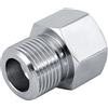 Akozon Connettore Adattatore Regolatore Co2 Premium per Acquari - Conversione da G5/8 Femmina a W21.8 Maschio (da m22*1,5 a G5/)
