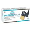 Whimar Elettrovalvola CO₂ 220V con LED per Acquario - Solenoid Valve a Basso Consumo 4VA per Impianti CO₂, Automazione con Timer o Controller PH, Pressione 0-8 Bar, Raccordi 1/4" e Nipplo Inclusi