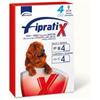 Generico Fipratix Soluzione SPOT-ON per Cani di Taglia Gigante 40-60kg, 402mg/3600mg Fipronil, Permetrina, 4 Pipette da 6,60ml, Sistema Salva Goccia, Protegge contro Pulci, Zecche, Flebotomi e Zanzare
