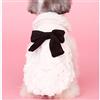 Muodu Elegantissimo e lussuoso cappotto invernale per cani e gatti di piccola taglia, con fiocco, Chihuahua