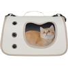 Generic Borsa trasportino per gatti, regolabile, per animali domestici, con manico largo, trasparente, per il trasporto di animali domestici, soluzione di trasporto leggera e portatile per passeggiate, picnic