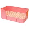 MagiDeal Lettiera di Coniglio per Gabbia per Il Bagno per Animali Domestici Forniture per Il Bagno per Animali da Bagno per lettiera angolare Cassetta per la, Rosa