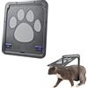 ECVGHD Porta dello schermo del cane dell'animale domestico per la porta scorrevole per la porta dello schermo del gatto Clos automatico magnetico