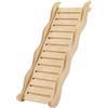 SZLIFE Scala in Legno per Conigli, conigliera, rampa, sospesa, Ponte per criceti, Ponte a Scala, Accessori per Gabbie per gerbilli, ratti e Topi, L