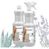 MY SELLERIA ON LINE WWW.MYSELLERIA.IT 2 Pezzi Spray Districante Naturale per Cavalli 1 lt Distrix LAVANDA e ALOE, Lucidante Coda Criniera Manto, Detergente Pulizia Pelo rimuovi sporco, lozione a secco nodi manto morbido 100% Made in Italy